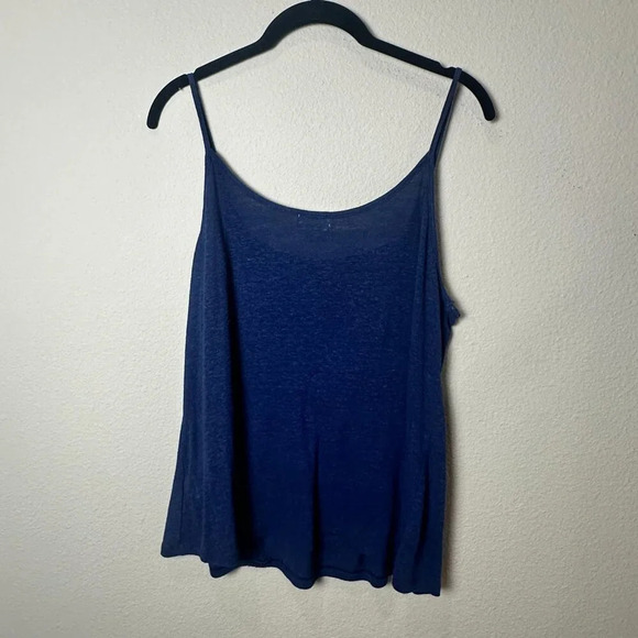 OLD NAVY Lace Trim Bodice Knit Tank Top Navy Blue - size medium - Picture 4 of 5